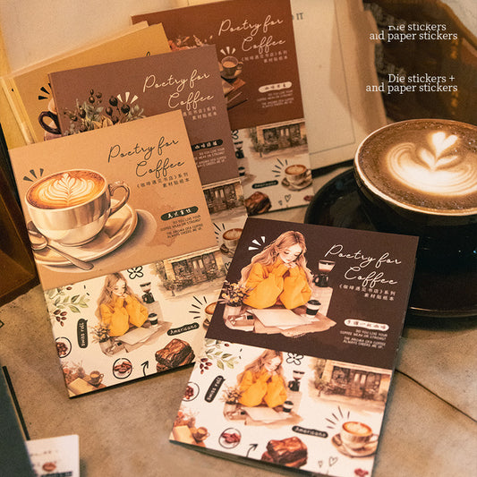 Coffee Meets Bookstore Stickers 20pcs