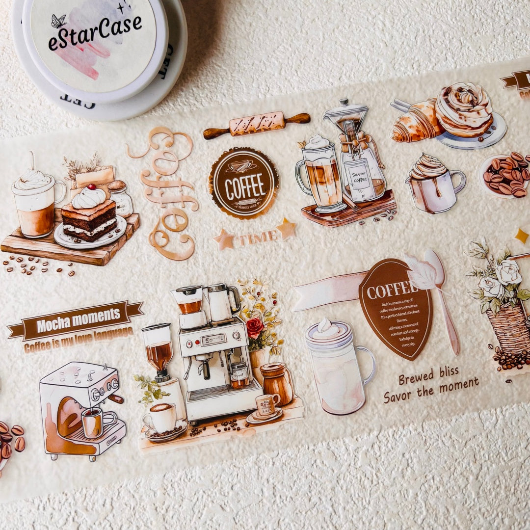 6cm*2m Coffee Moment Tape