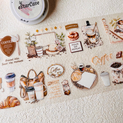 6cm*2m Coffee Moment Tape