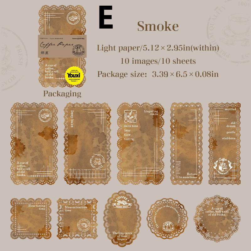 Coffee Paper 10pcs