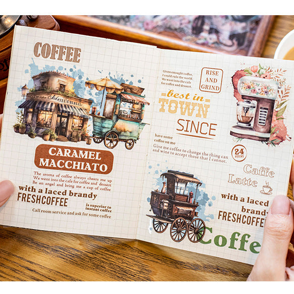 Coffee Theme Stickers 30pcs