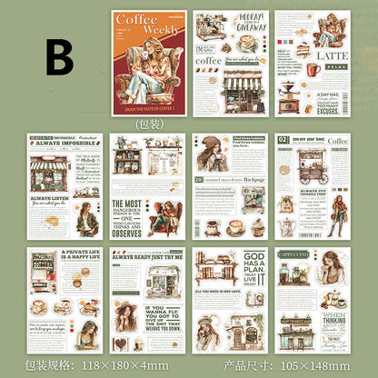 Coffee Weekly Sticker 20pcs
