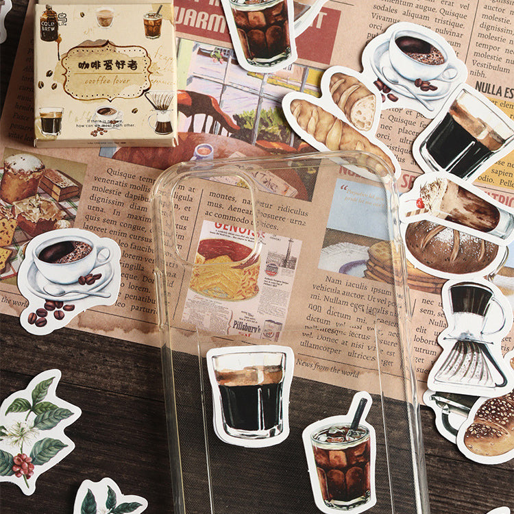 Coffee Love Stickers 46pcs