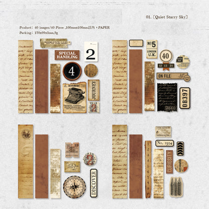 Collage Showroom Sticker 40pcs