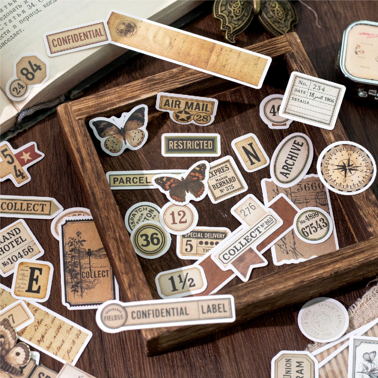 Collage Showroom Sticker 40pcs