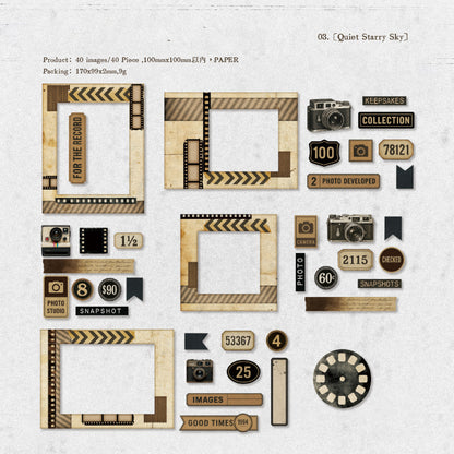 Collage Showroom Sticker 40pcs