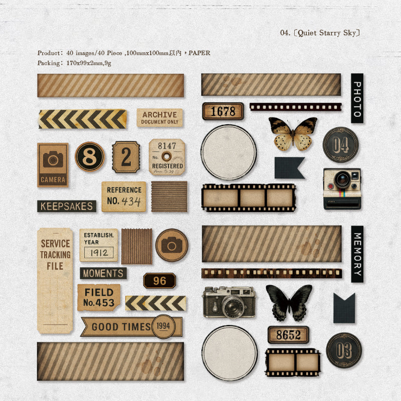 Collage Showroom Sticker 40pcs