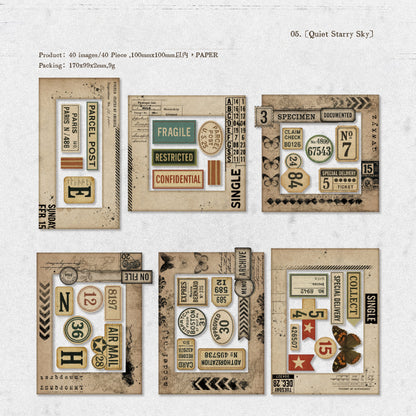 Collage Showroom Sticker 40pcs