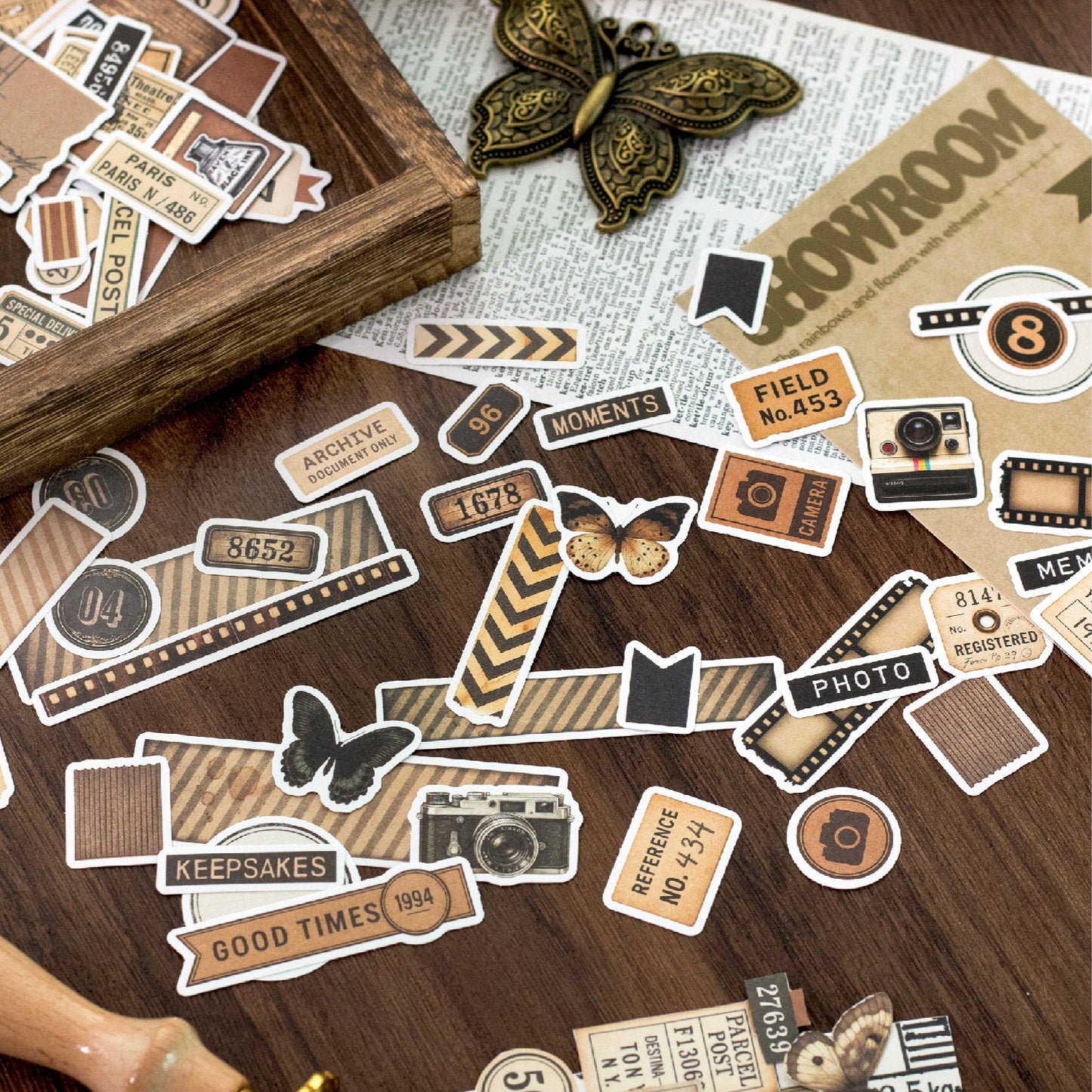 Collage Showroom Sticker 40pcs