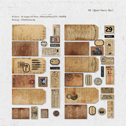 Collage Showroom Sticker 40pcs