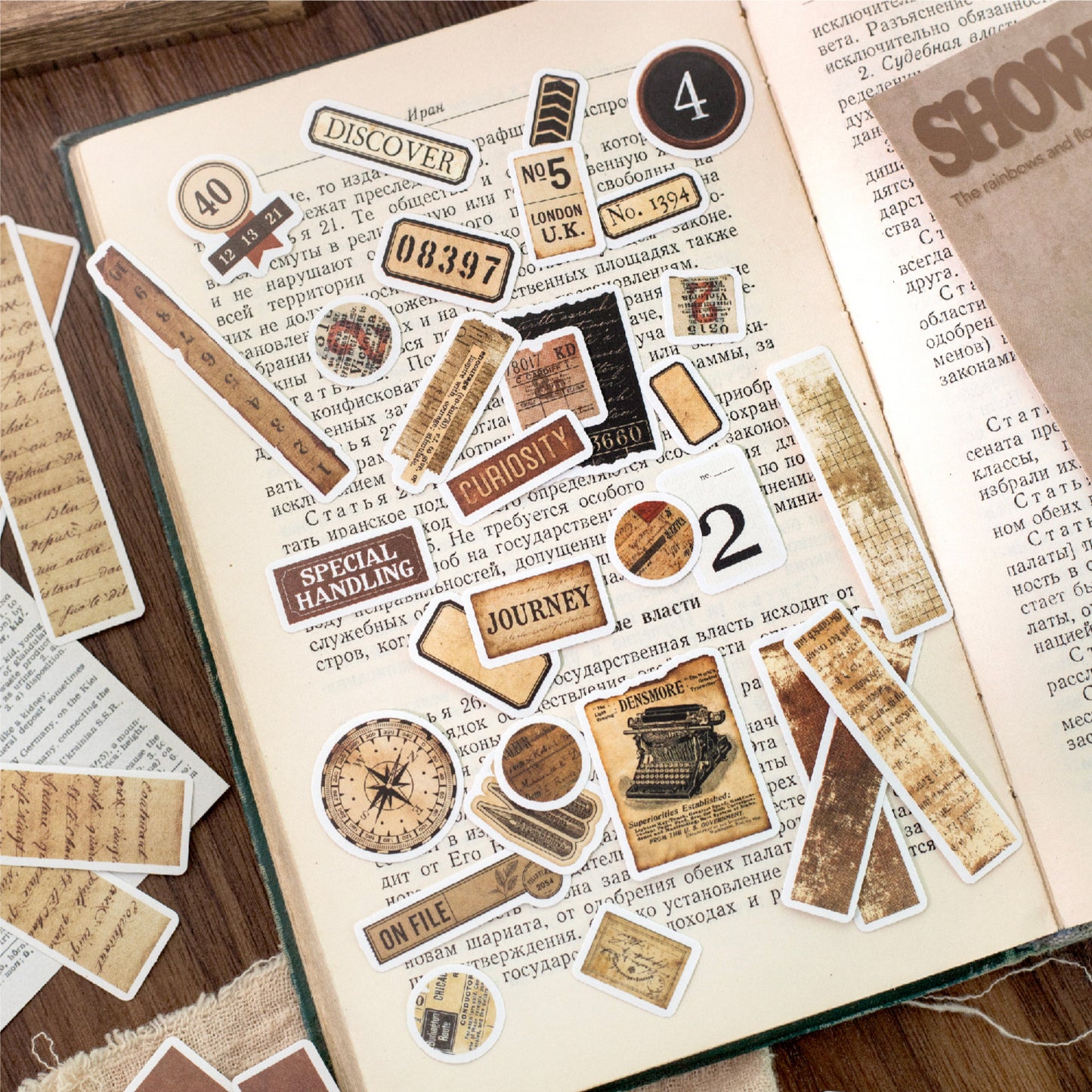 Collage Showroom Sticker 40pcs