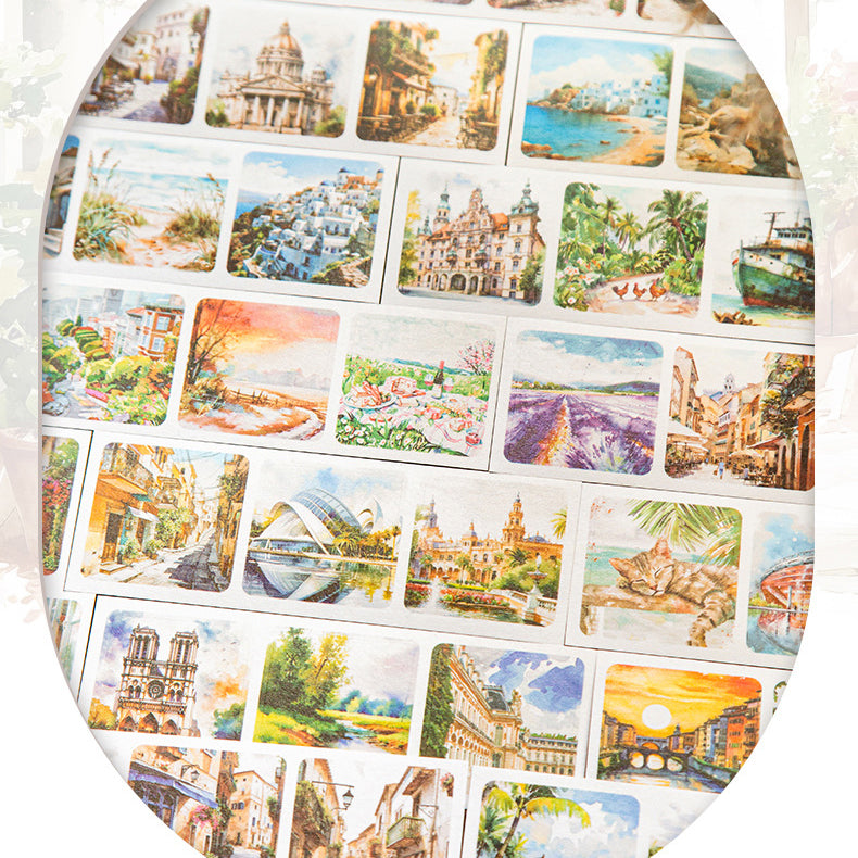 Collect Every Scenery Stickers 30pcs