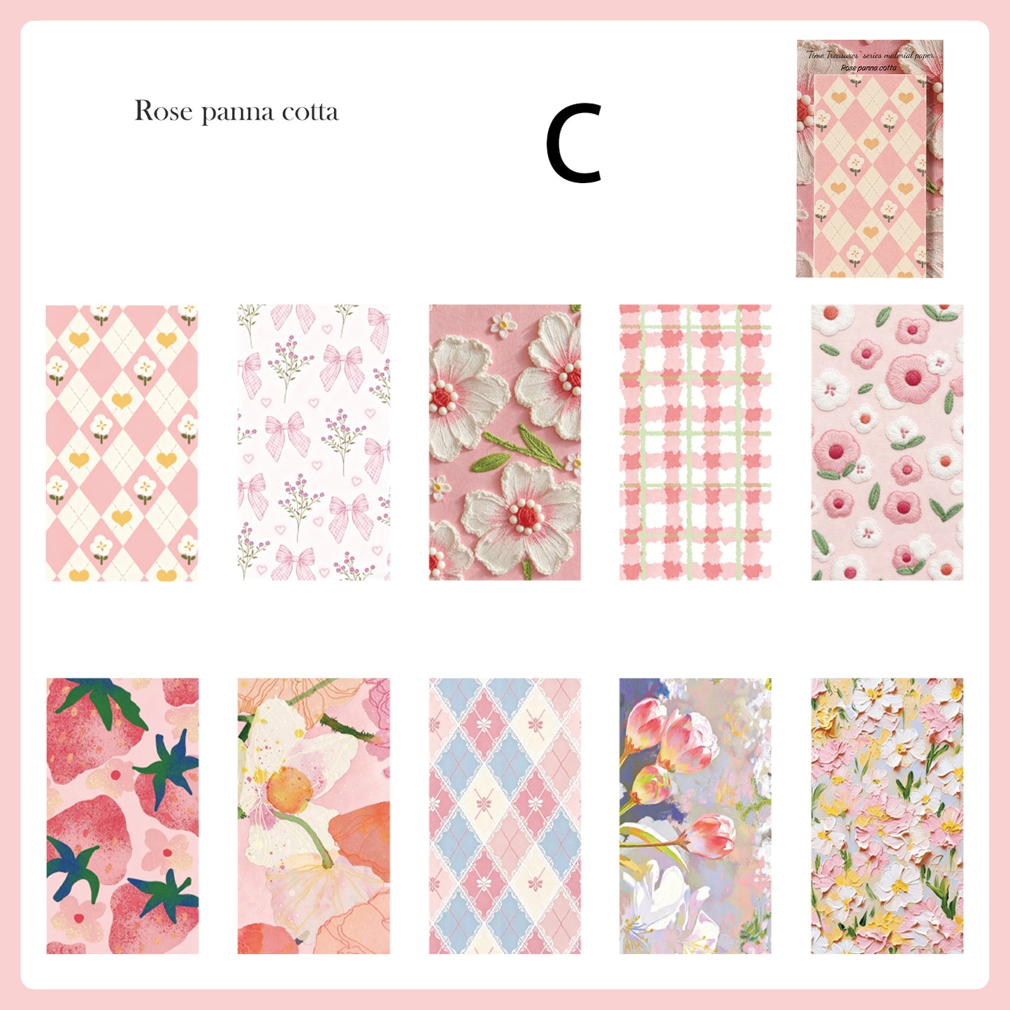 Collecting Joys In Time Paper 20pcs
