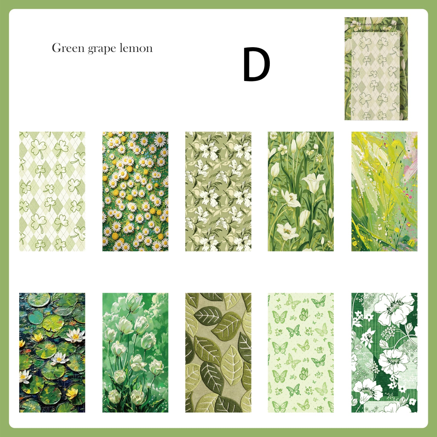 Collecting Joys In Time Paper 20pcs