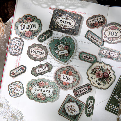 Collection Cloth Tags Stickers 20pcs