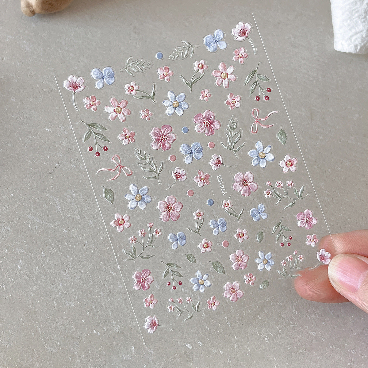 Colorful Flowers Mini Stickers