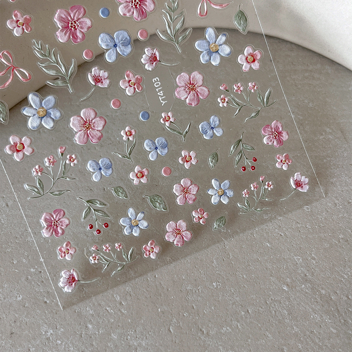 Colorful Flowers Mini Stickers