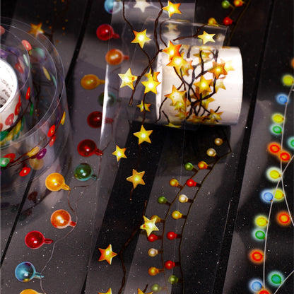 Colorful String Lights Series Tape All Tape