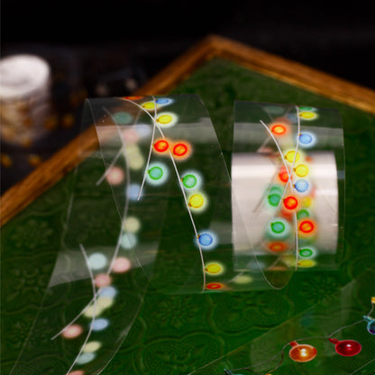 Colorful String Lights Series Tape All Tape