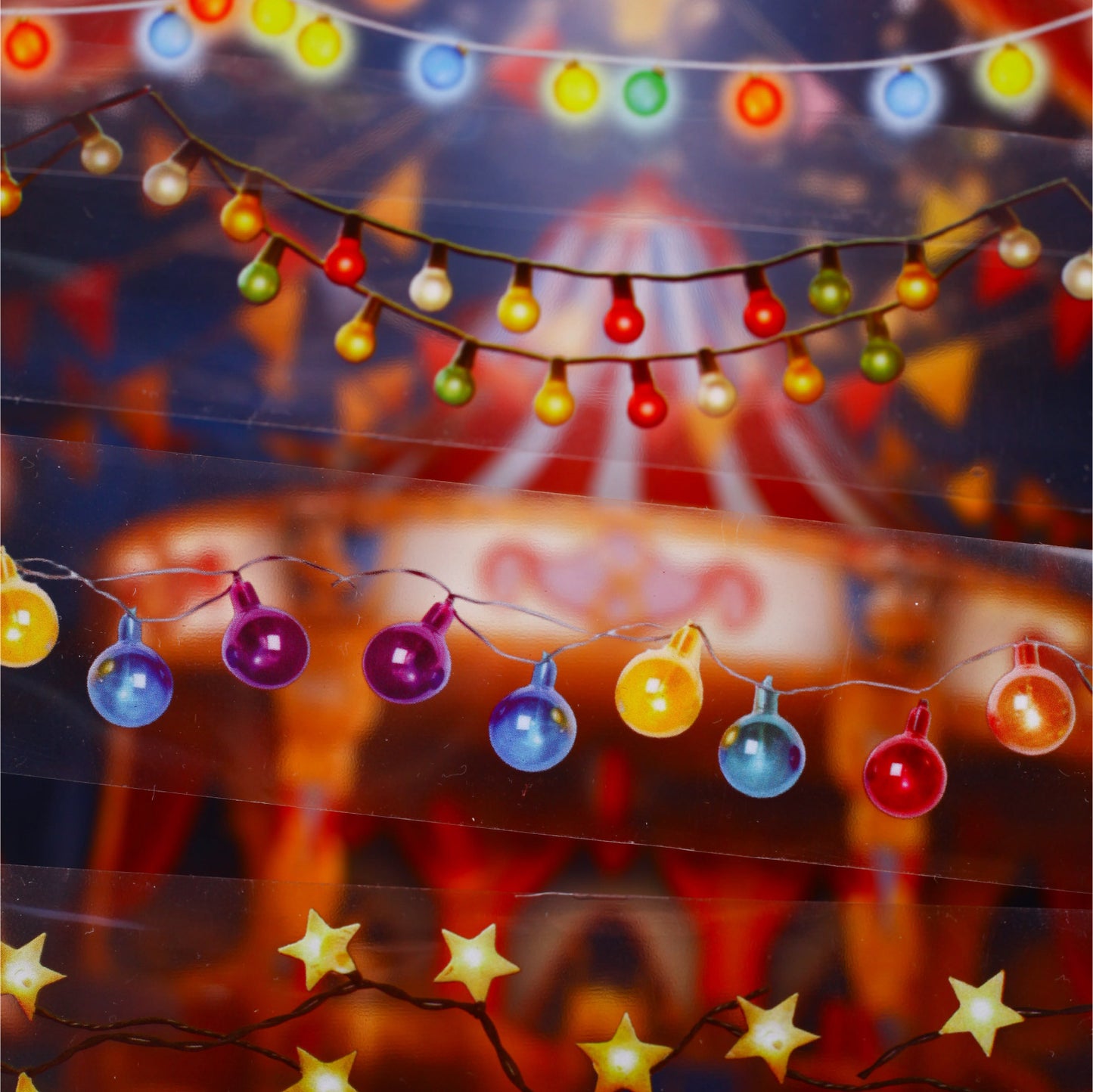 Colorful String Lights Series Tape All Tape