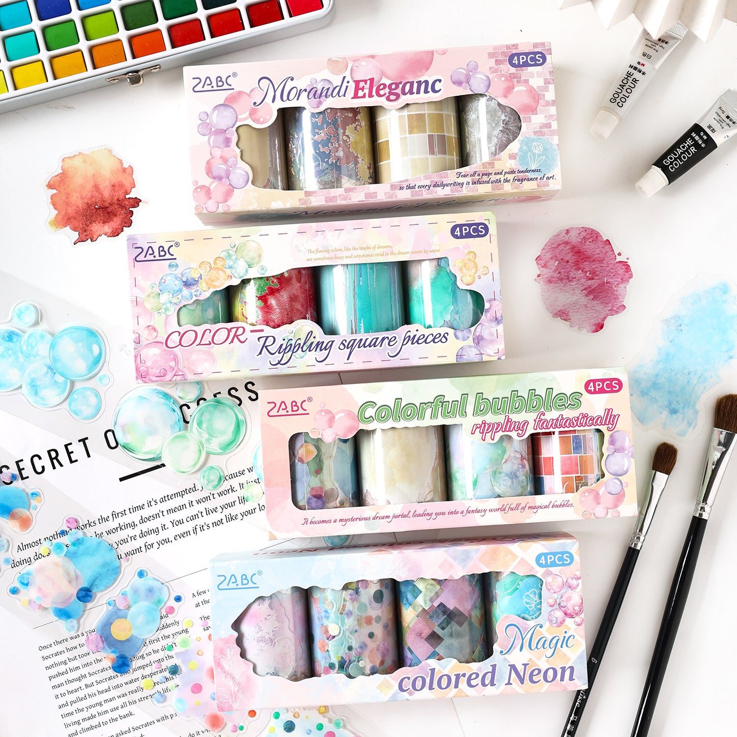 Colorful and Vibrant Tape Set
