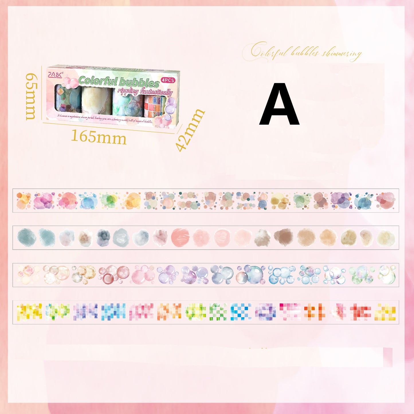 Colorful and Vibrant Tape Set