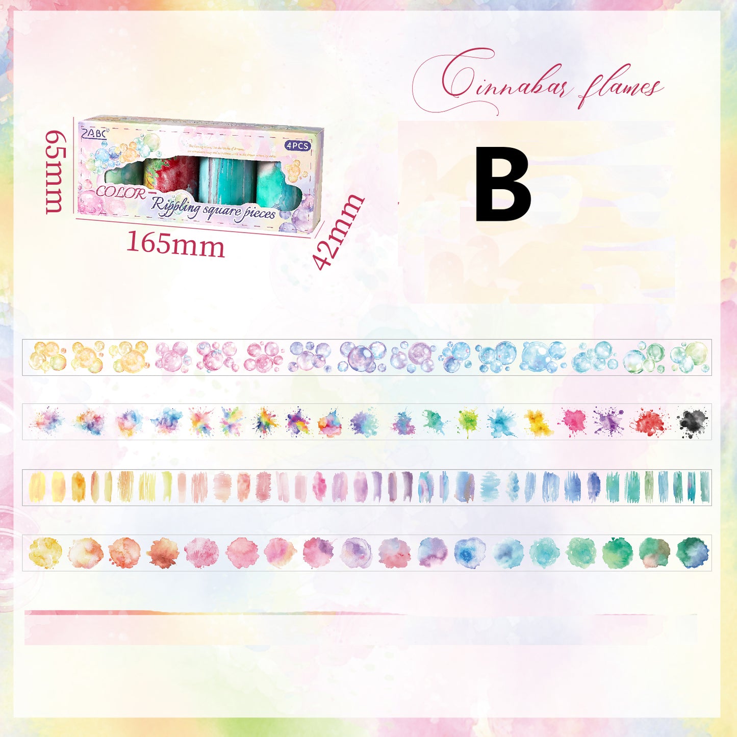 Colorful and Vibrant Tape Set