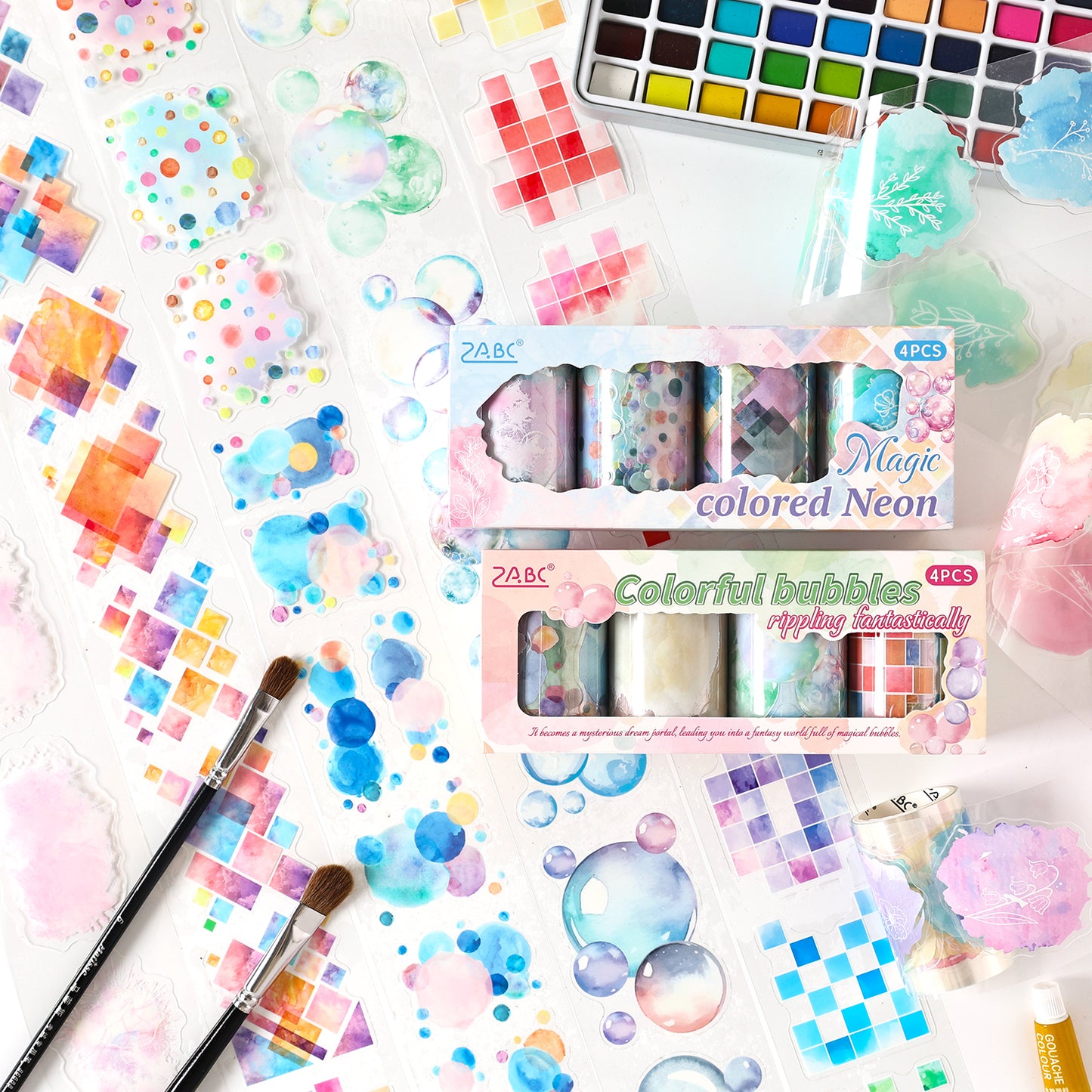 Colorful and Vibrant Tape Set