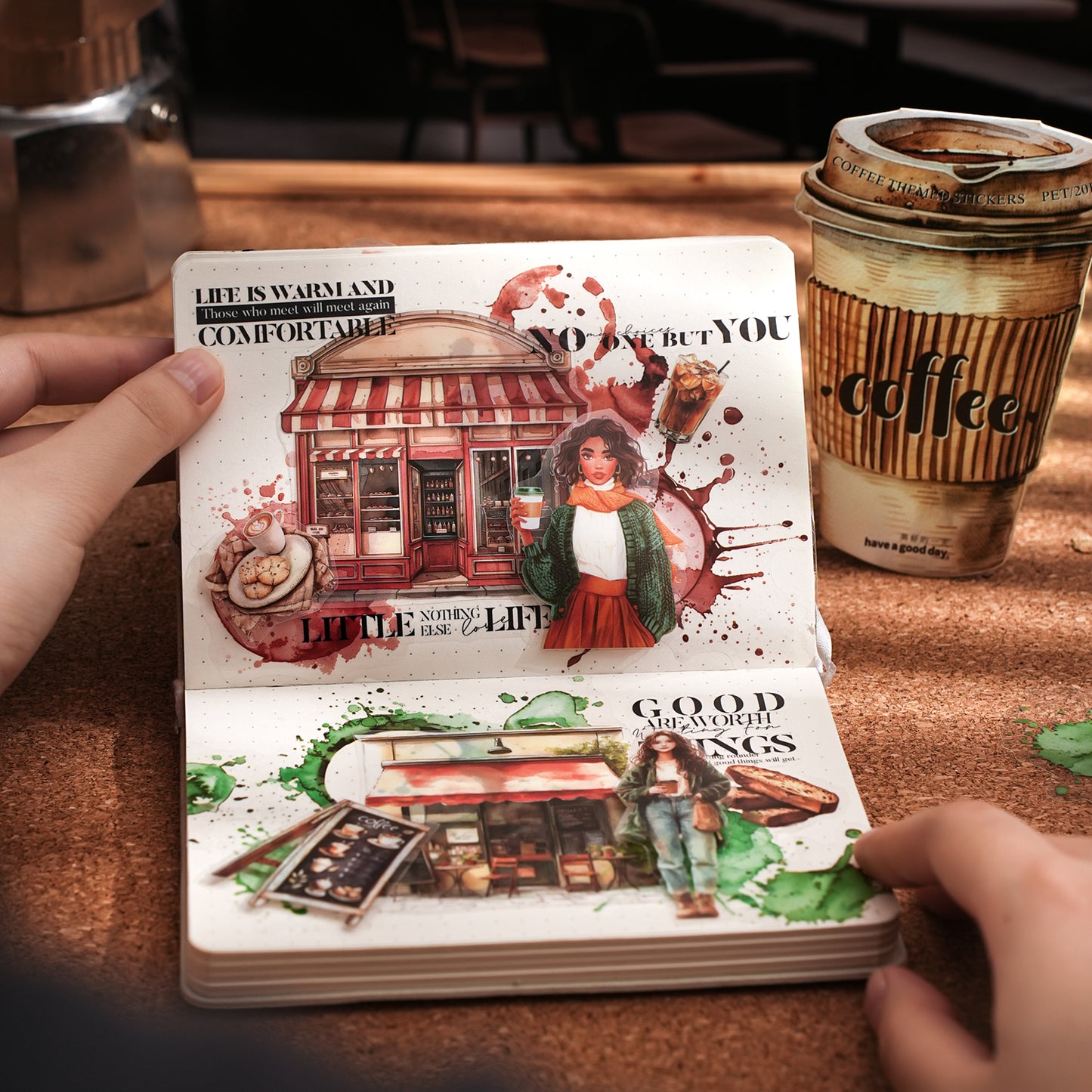 Color of Coffee Sticker 20pcs