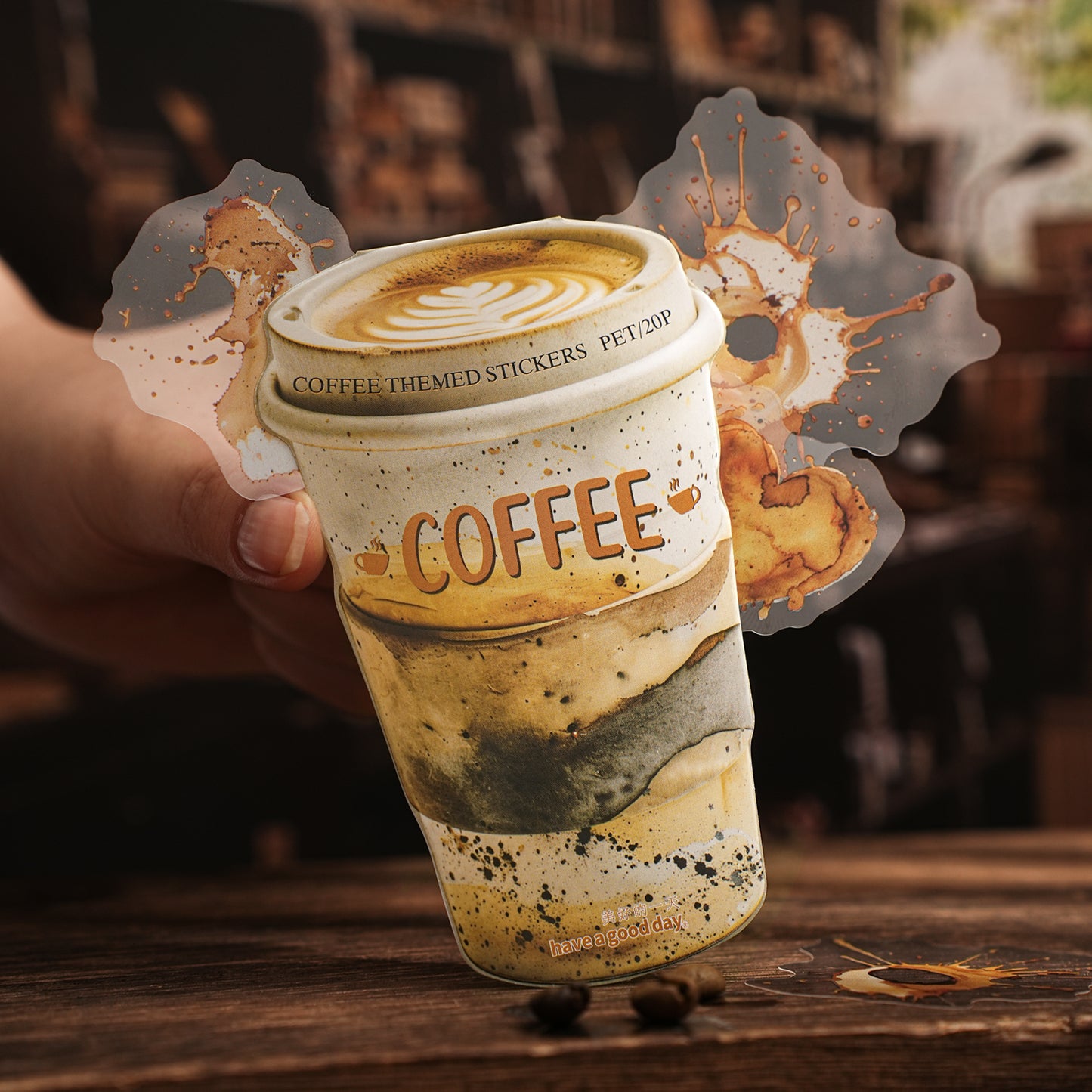 Color of Coffee Sticker 20pcs