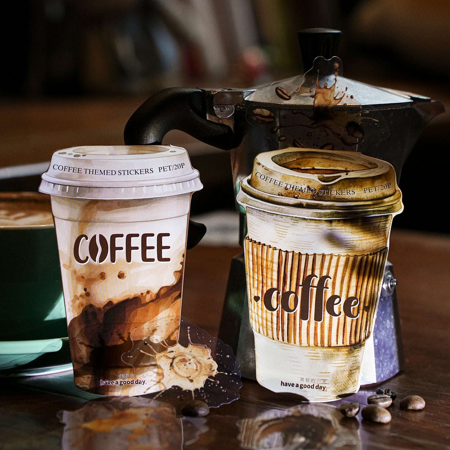 Color of Coffee Sticker 20pcs