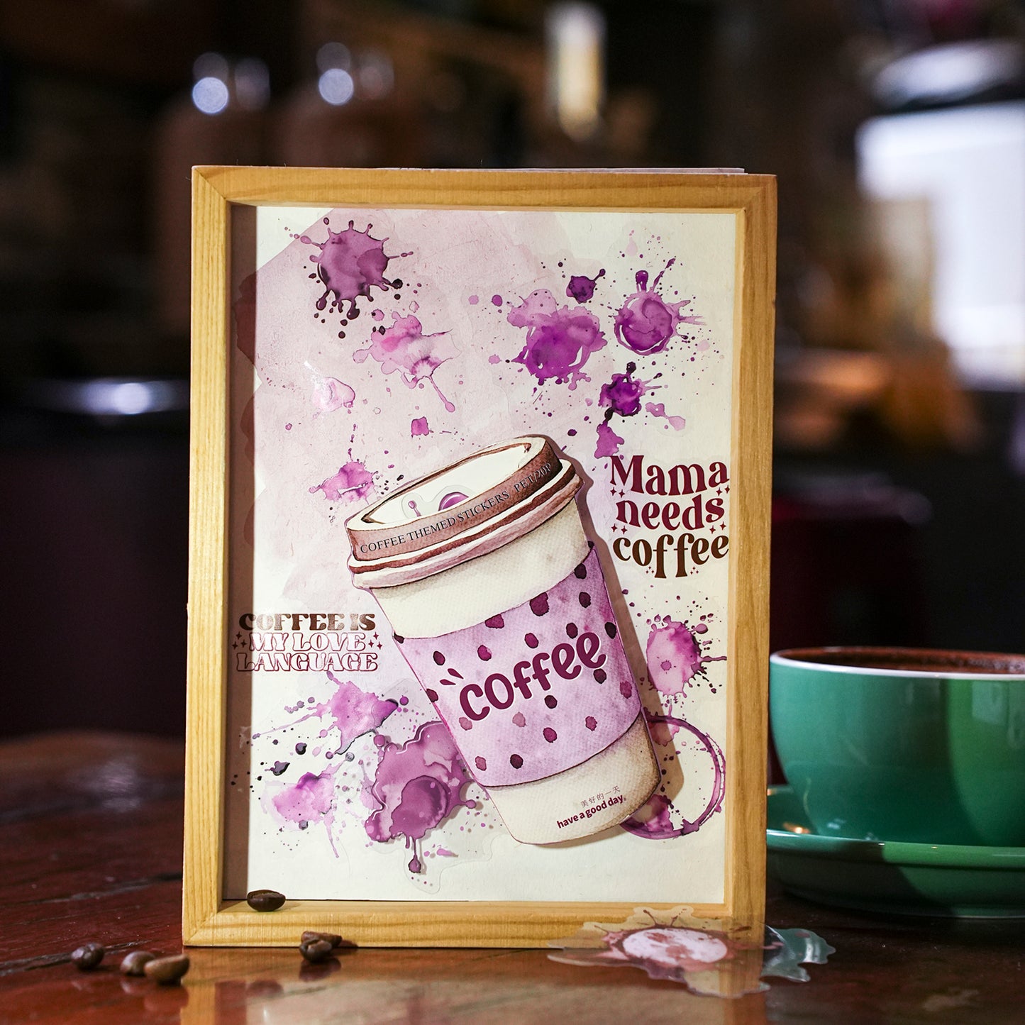 Color of Coffee Sticker 20pcs