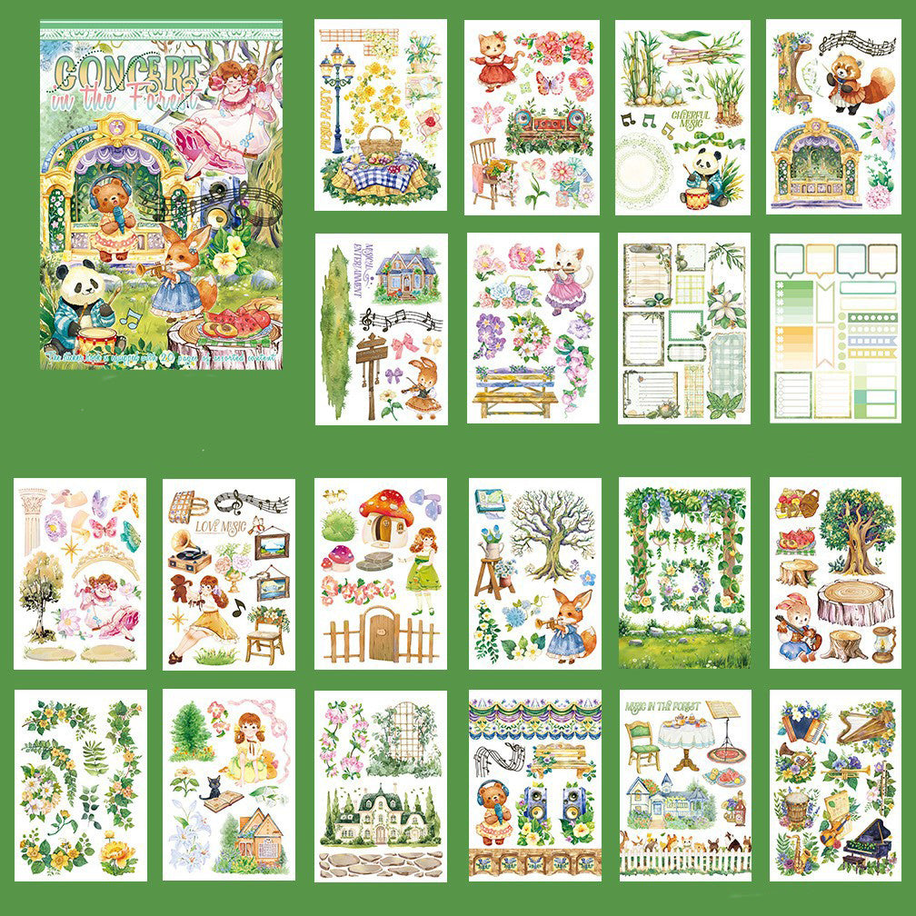 Concert in the Forest Stickers Book