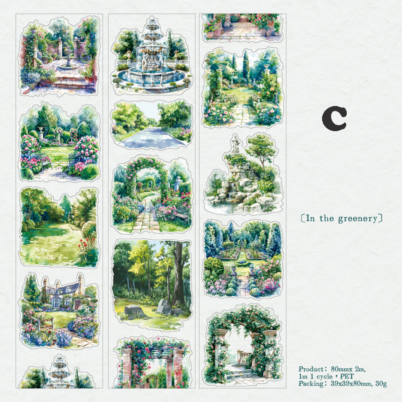 Pre-cut Corner of The World Tape