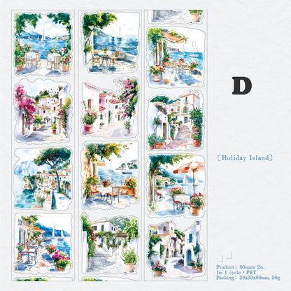 Pre-cut Corner of The World Tape