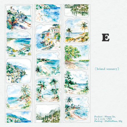 Pre-cut Corner of The World Tape