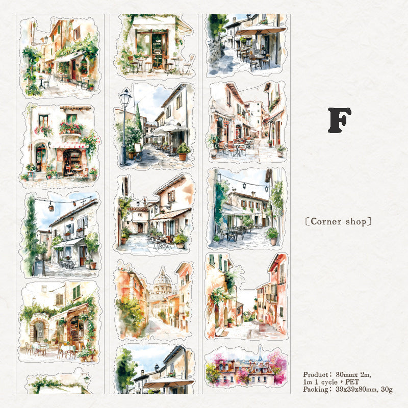 Pre-cut Corner of The World Tape