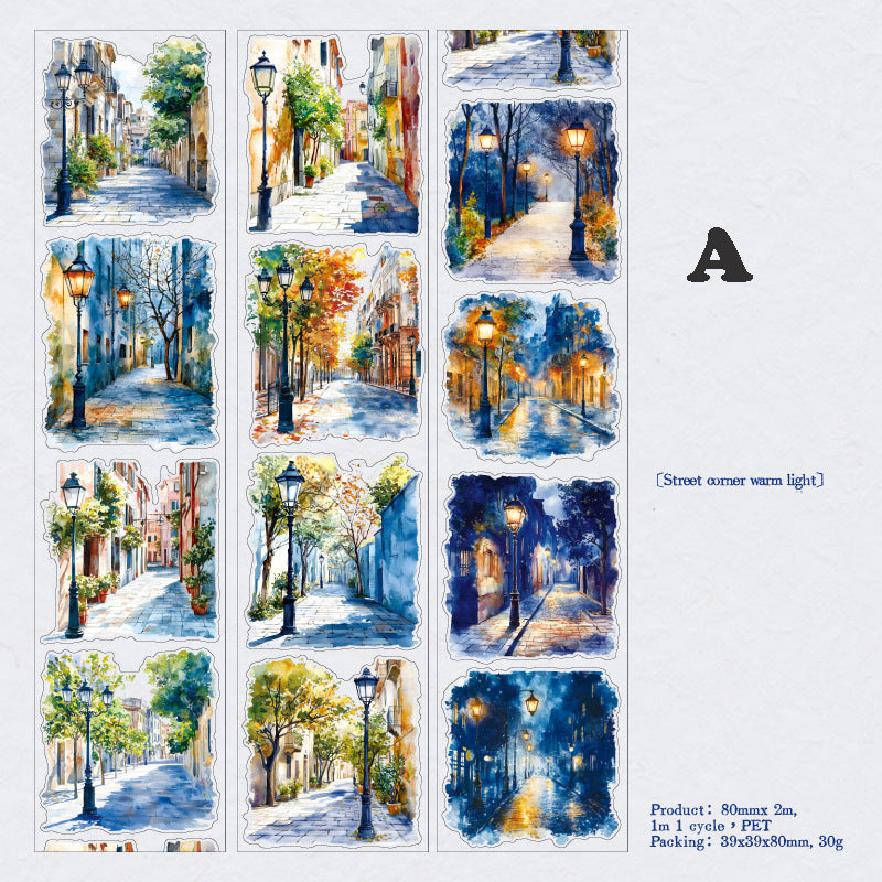 Pre-cut Corner of The World Tape