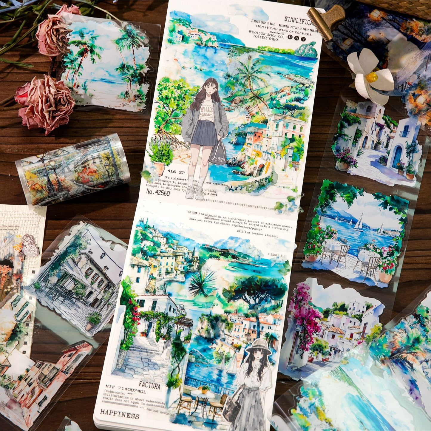 Pre-cut Corner of The World Tape