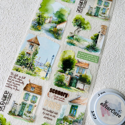 6.5cm*2m Country Floral Tales Tape