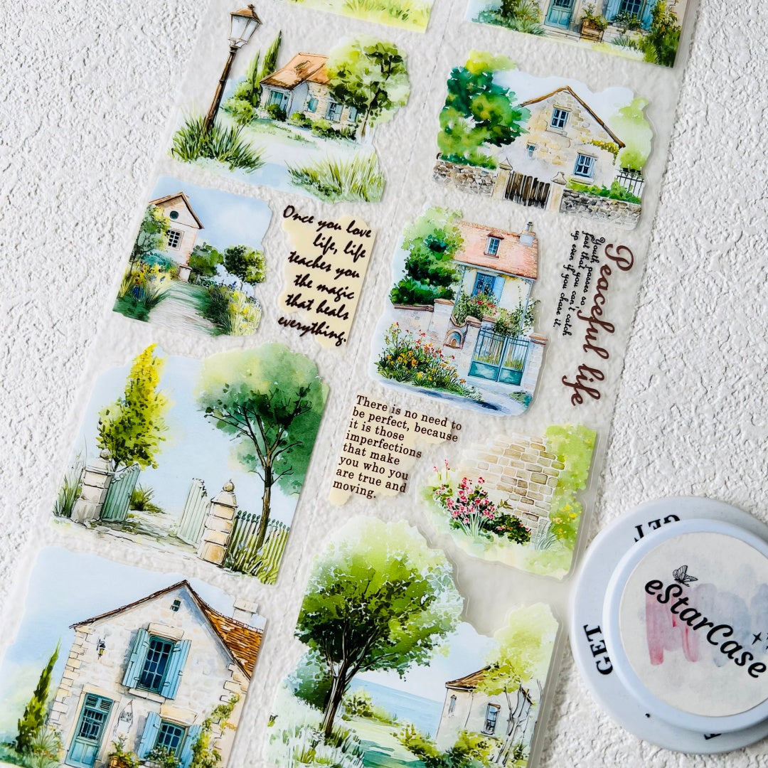 6.5cm*2m Country Floral Tales Tape