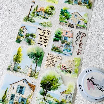 6.5cm*2m Country Floral Tales Tape