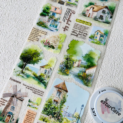 6.5cm*2m Country Floral Tales Tape