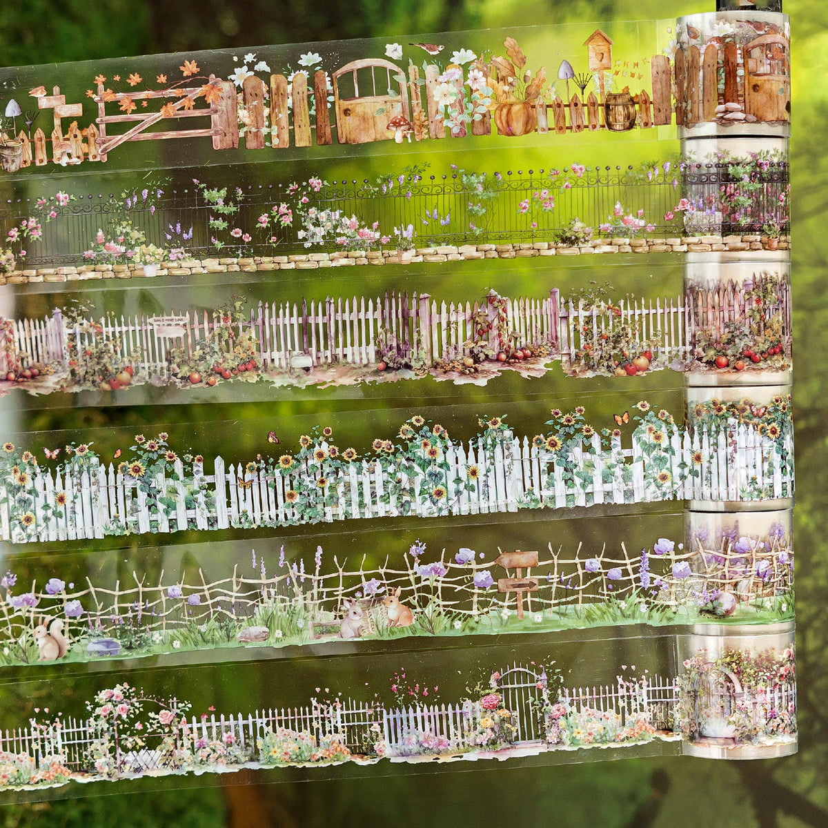 Courtyard Fence All Tape