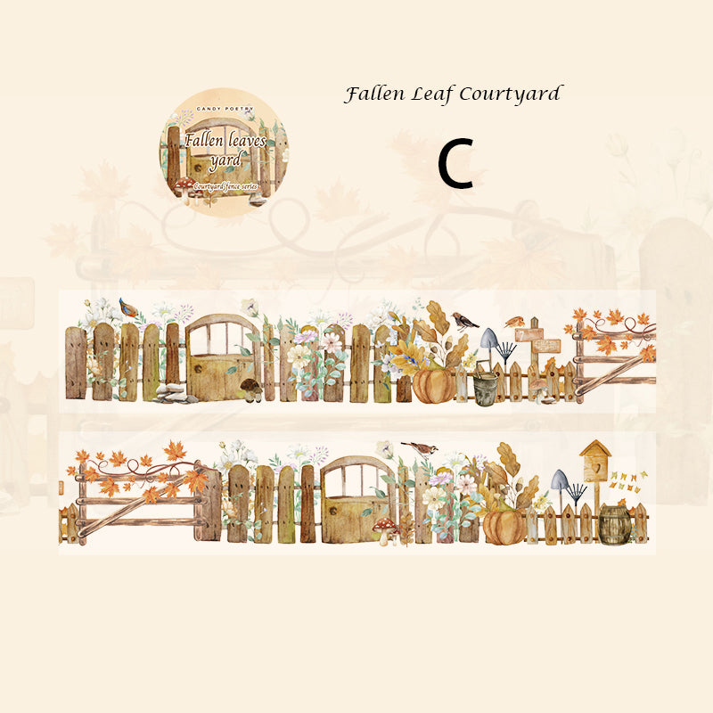 Courtyard Fence All Tape