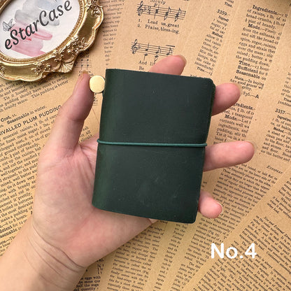 Mini TN Cowhide Leather Journal Notebook