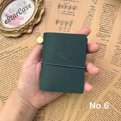 Mini TN Cowhide Leather Journal Notebook