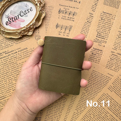 Mini TN Cowhide Leather Journal Notebook