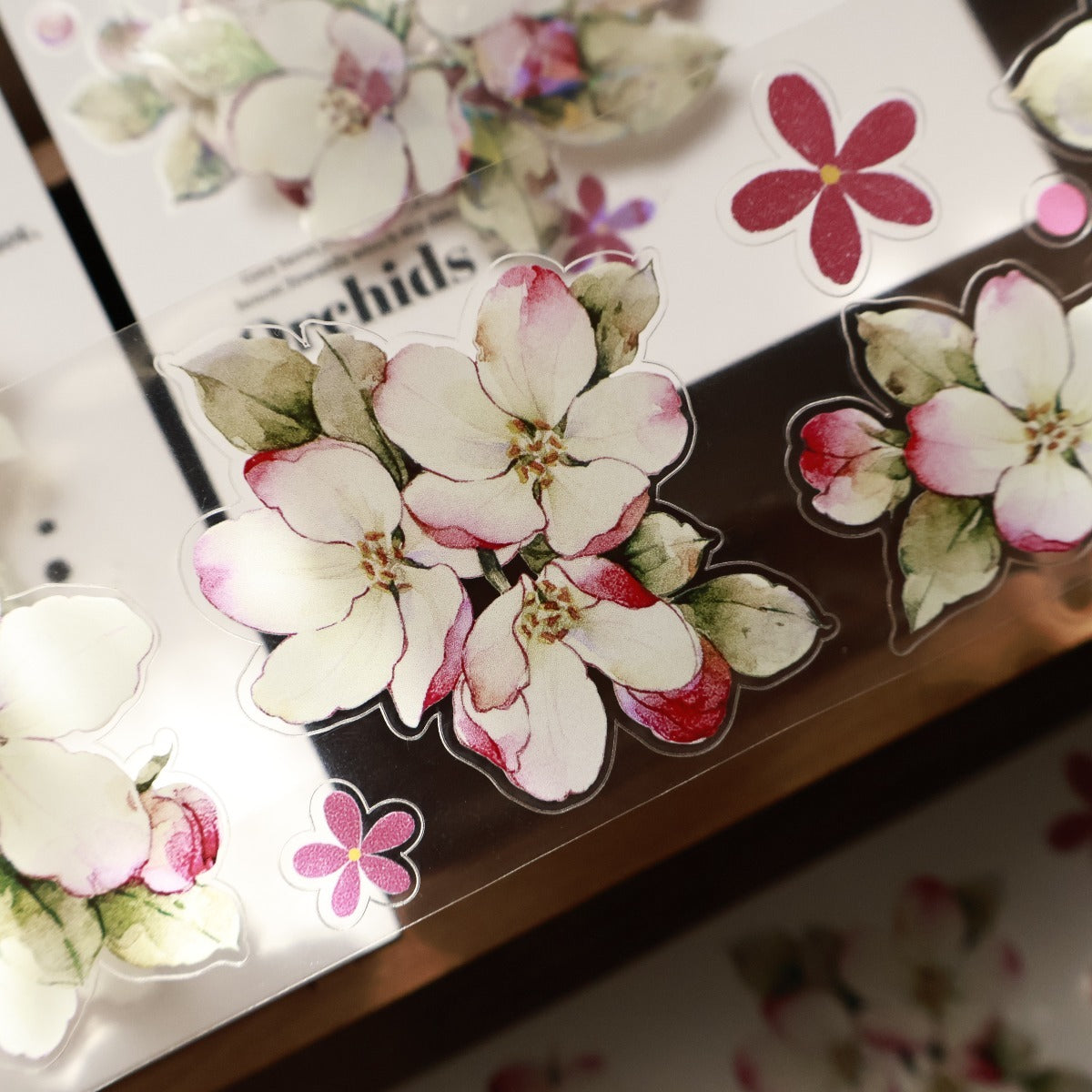 5.5cm*120cm Crabapple Blossoms Flower Tape