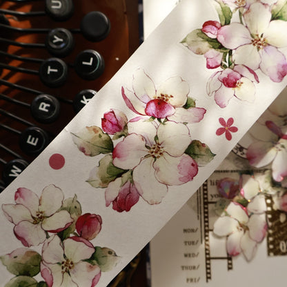 5.5cm*120cm Crabapple Blossoms Flower Tape
